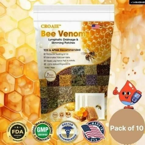 🐝 Bee Venom Detox Foot Patches – Buy 1 Get 1 FREE! ⭐️⭐️⭐️⭐️⭐️4.9/5 (20 patches)