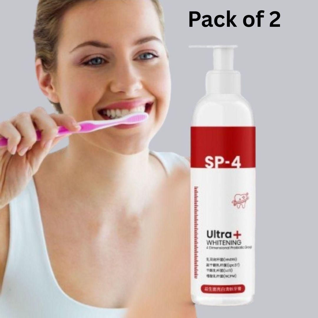 SP-4 Brightening & Stain Removing Toothpaste - Buy 1, Get 1 FREE ✅